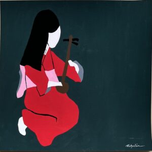Female Shamisen Player